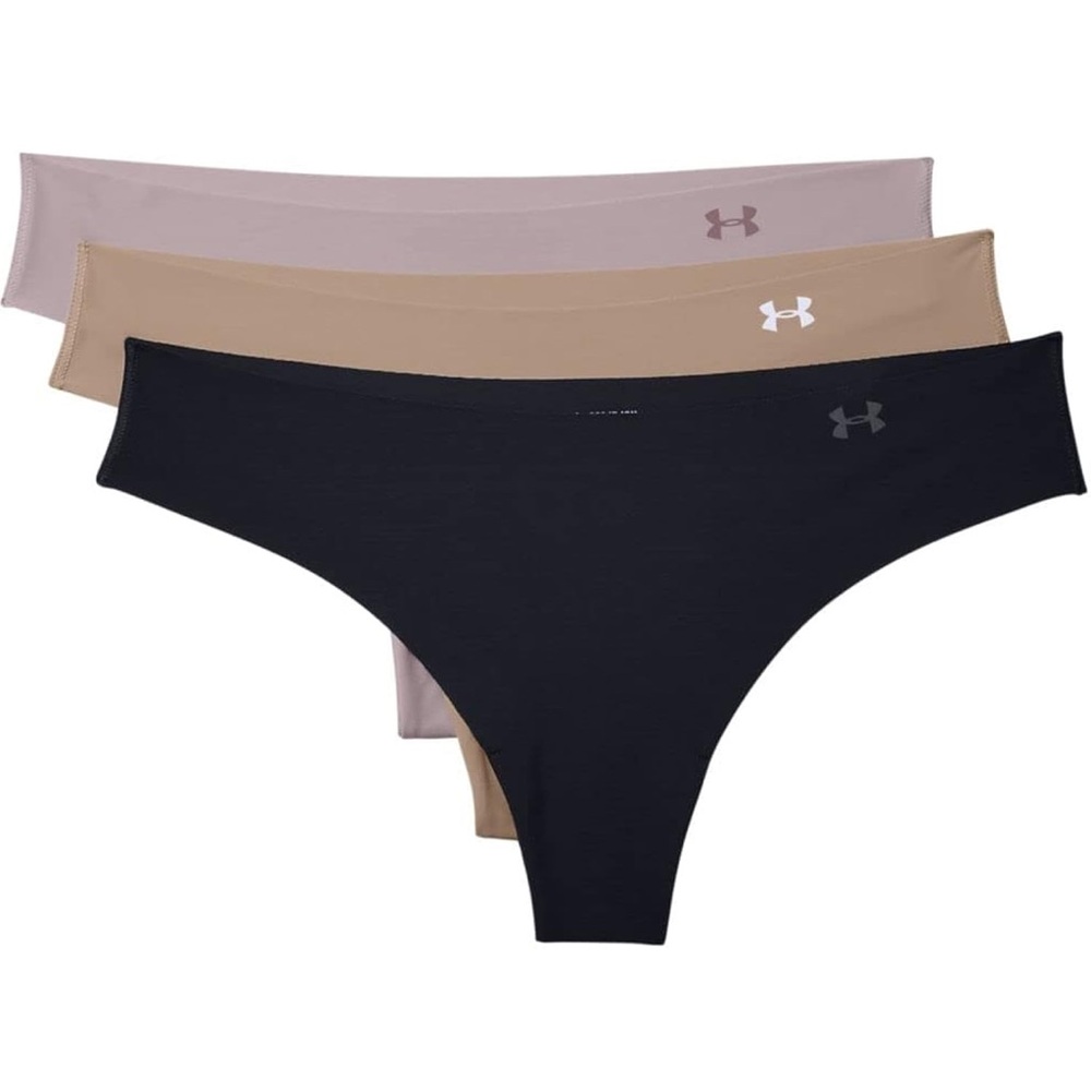 Under Armour Women's 2Pack Pure Stretch No Show Thong Underwear‎ NWT XL